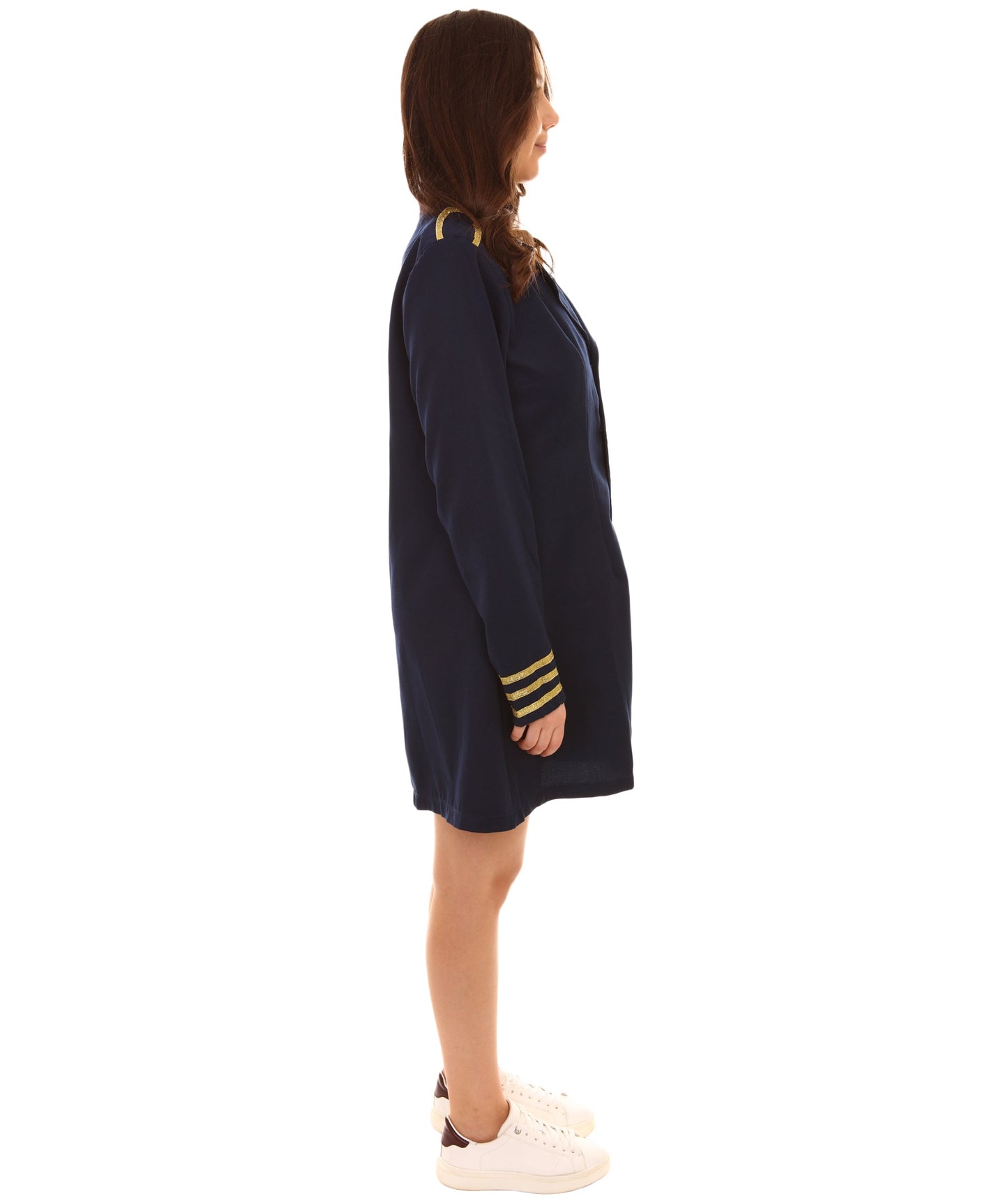 Women's Air Hostess Dress Costume | Blue Fancy  Costume