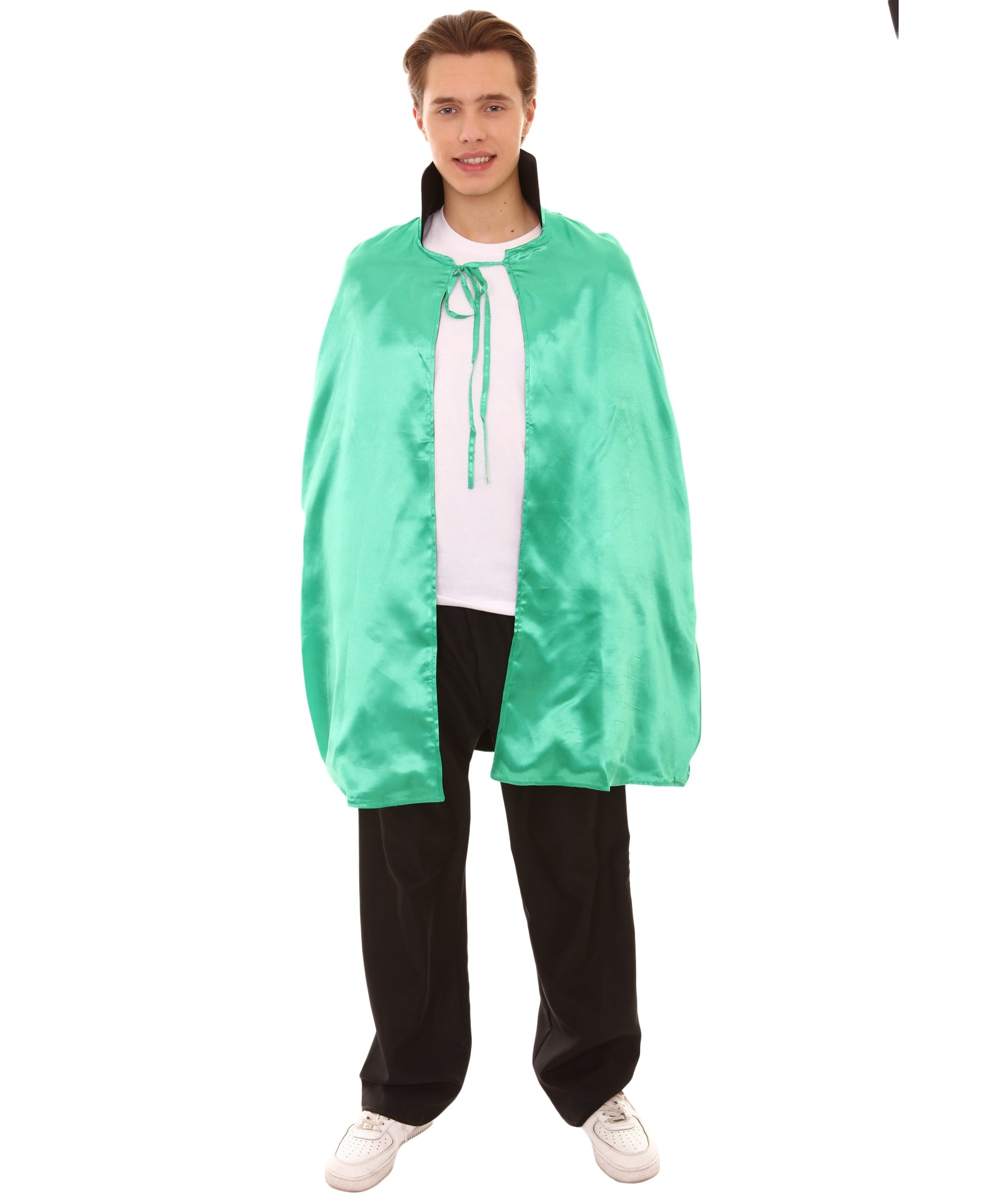 Green/Black Reversible Vampire Cape Costume