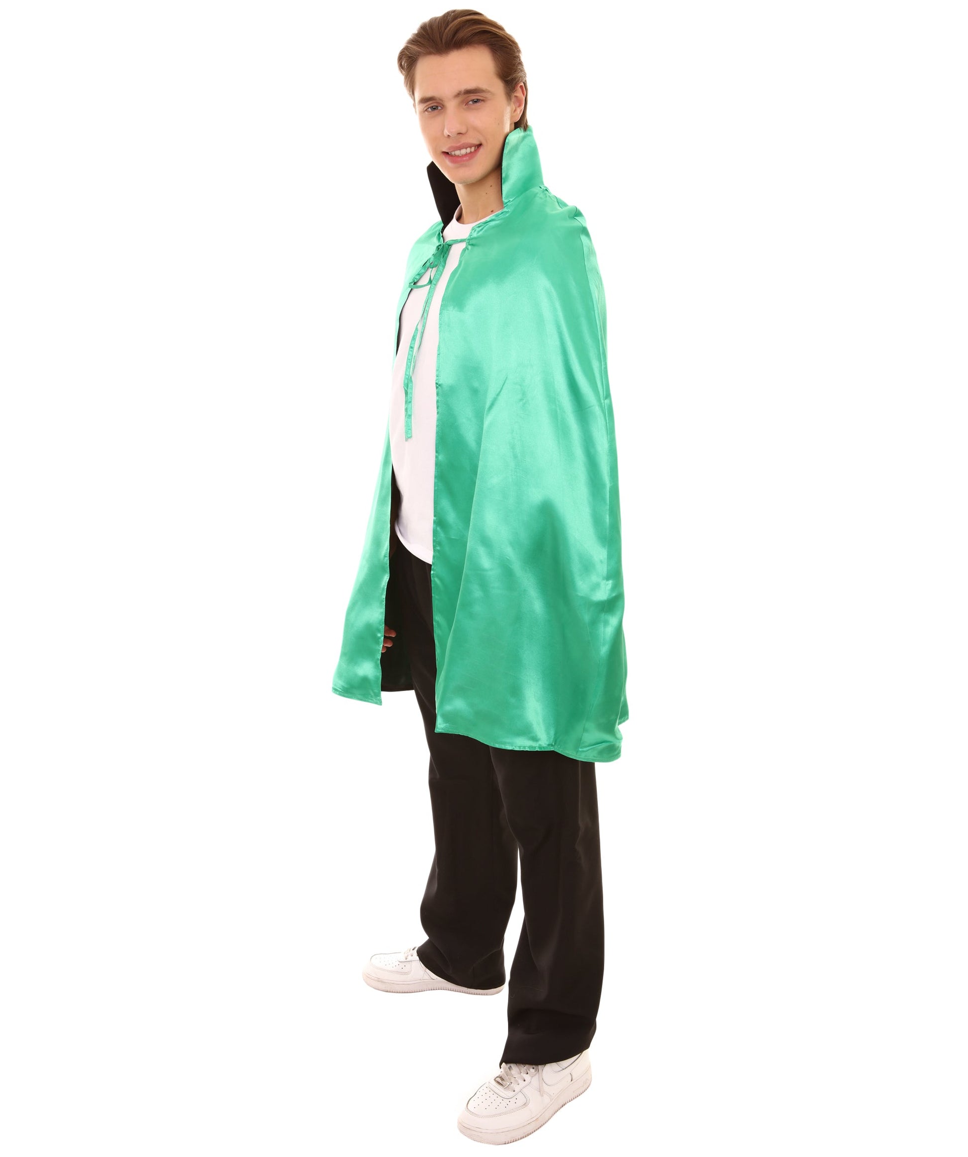 Green/Black Reversible Vampire Cape Costume