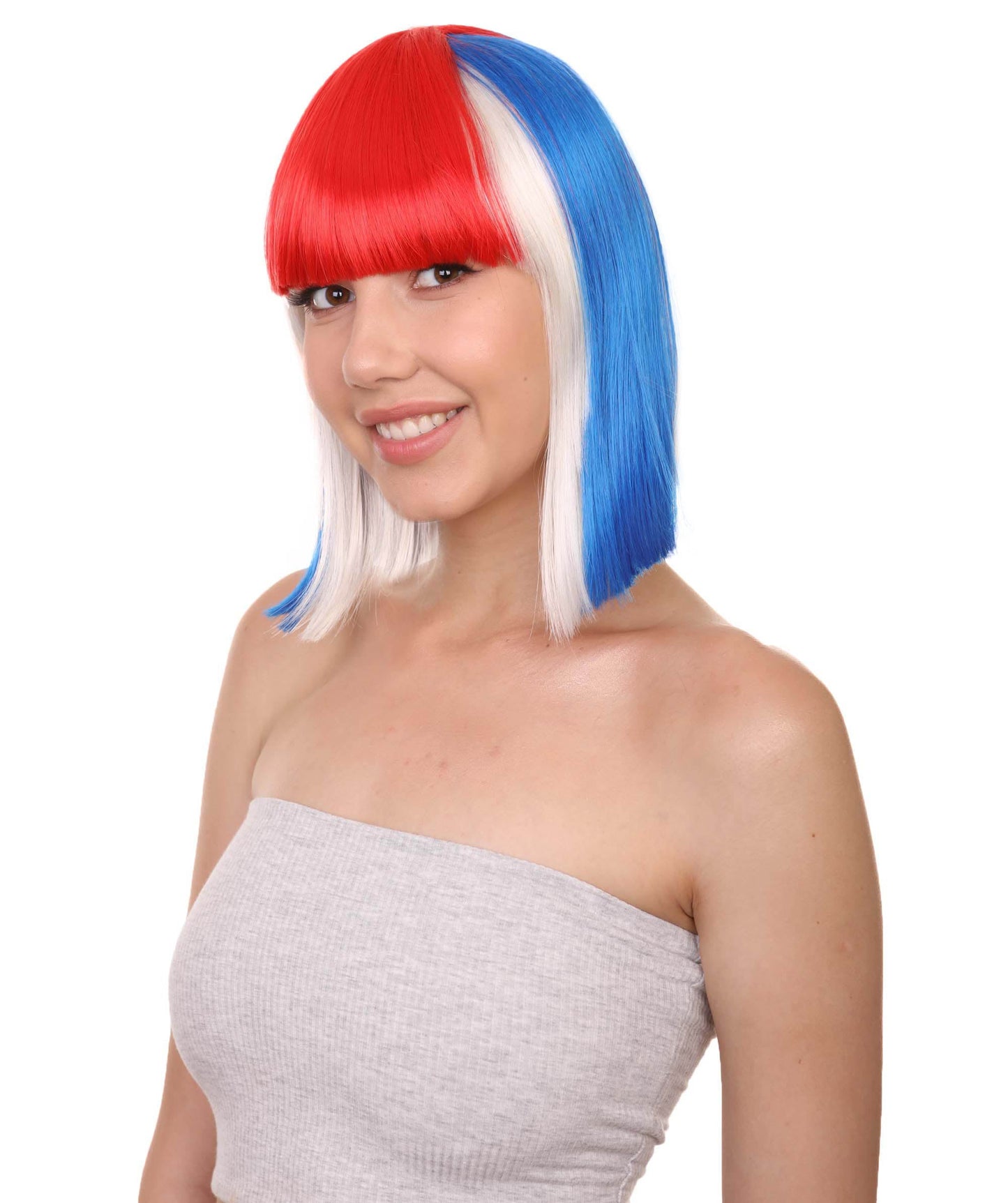 Iceland Flag Bob Wig