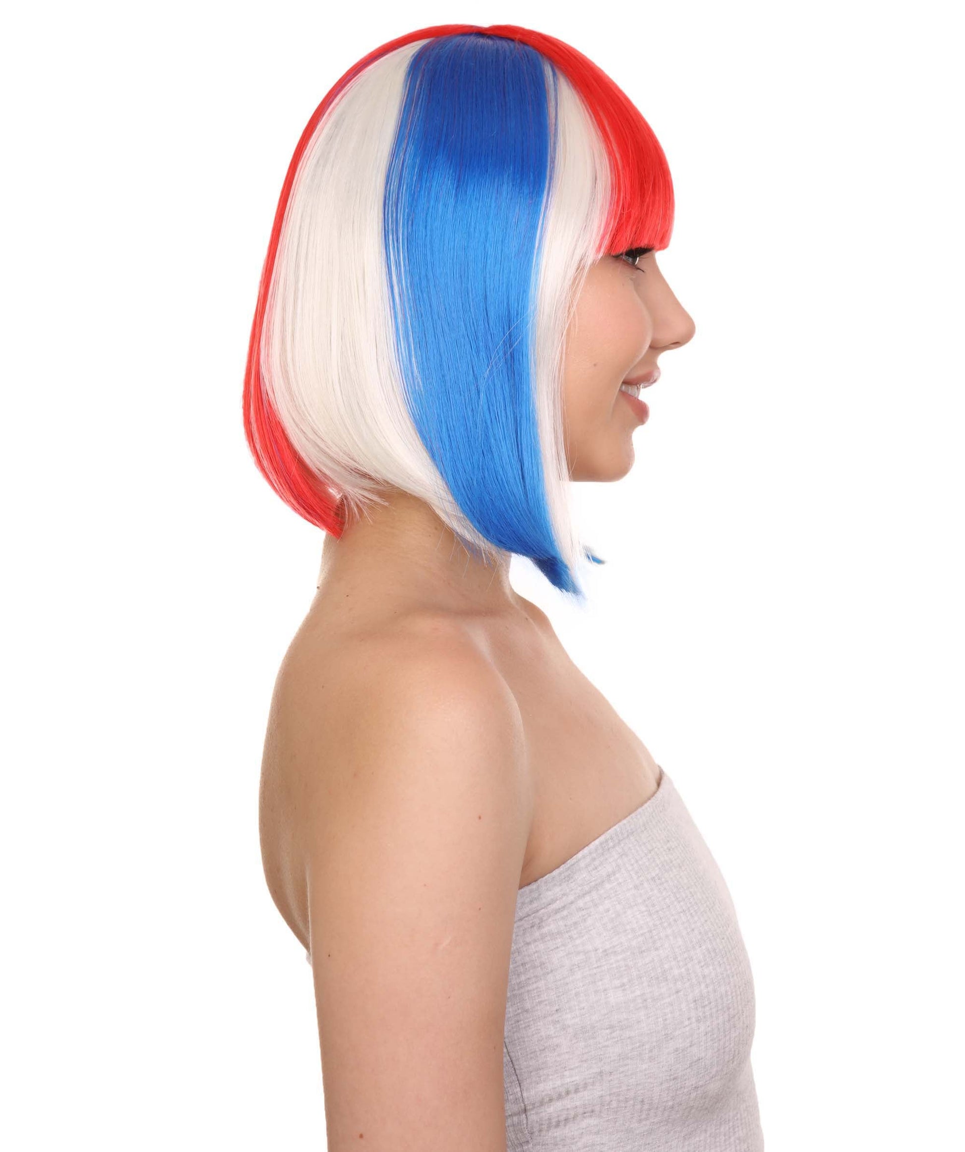 Iceland Flag Bob Wig