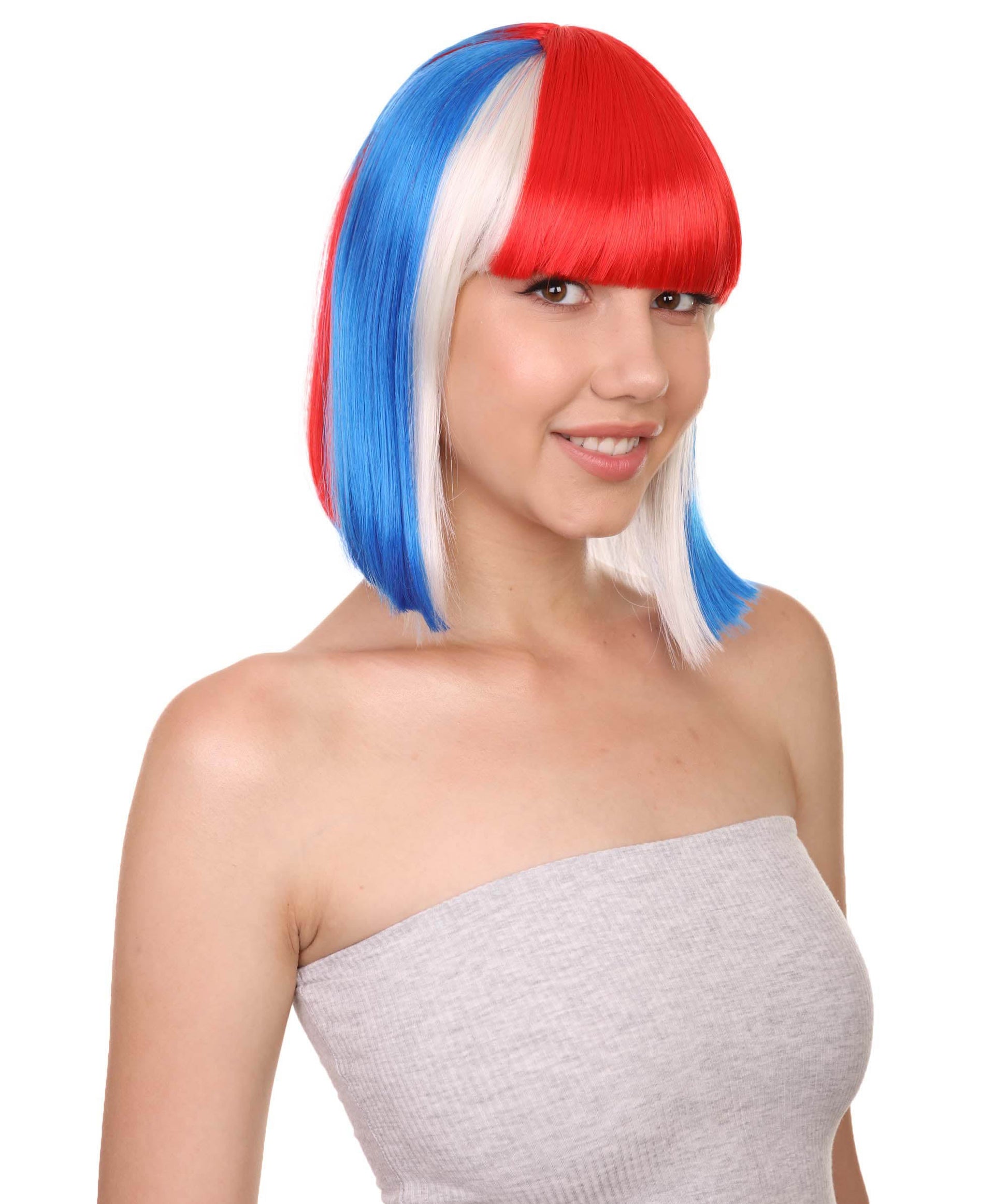 Iceland Flag Bob Wig