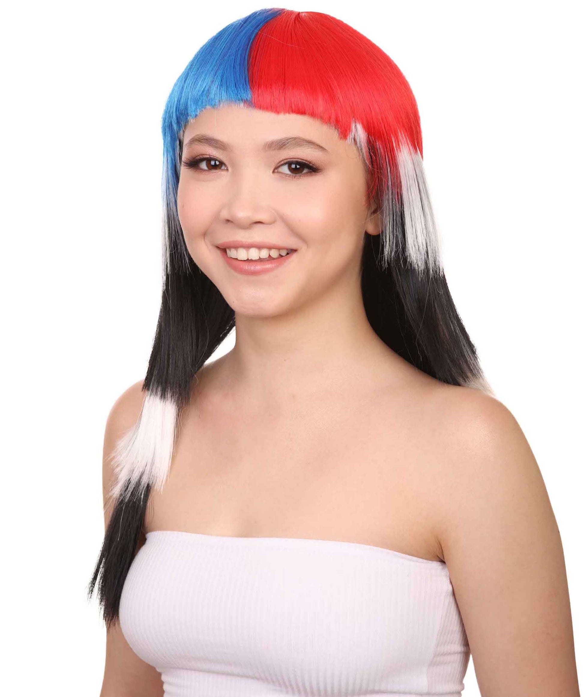 South Korea Flag  Bob Wig