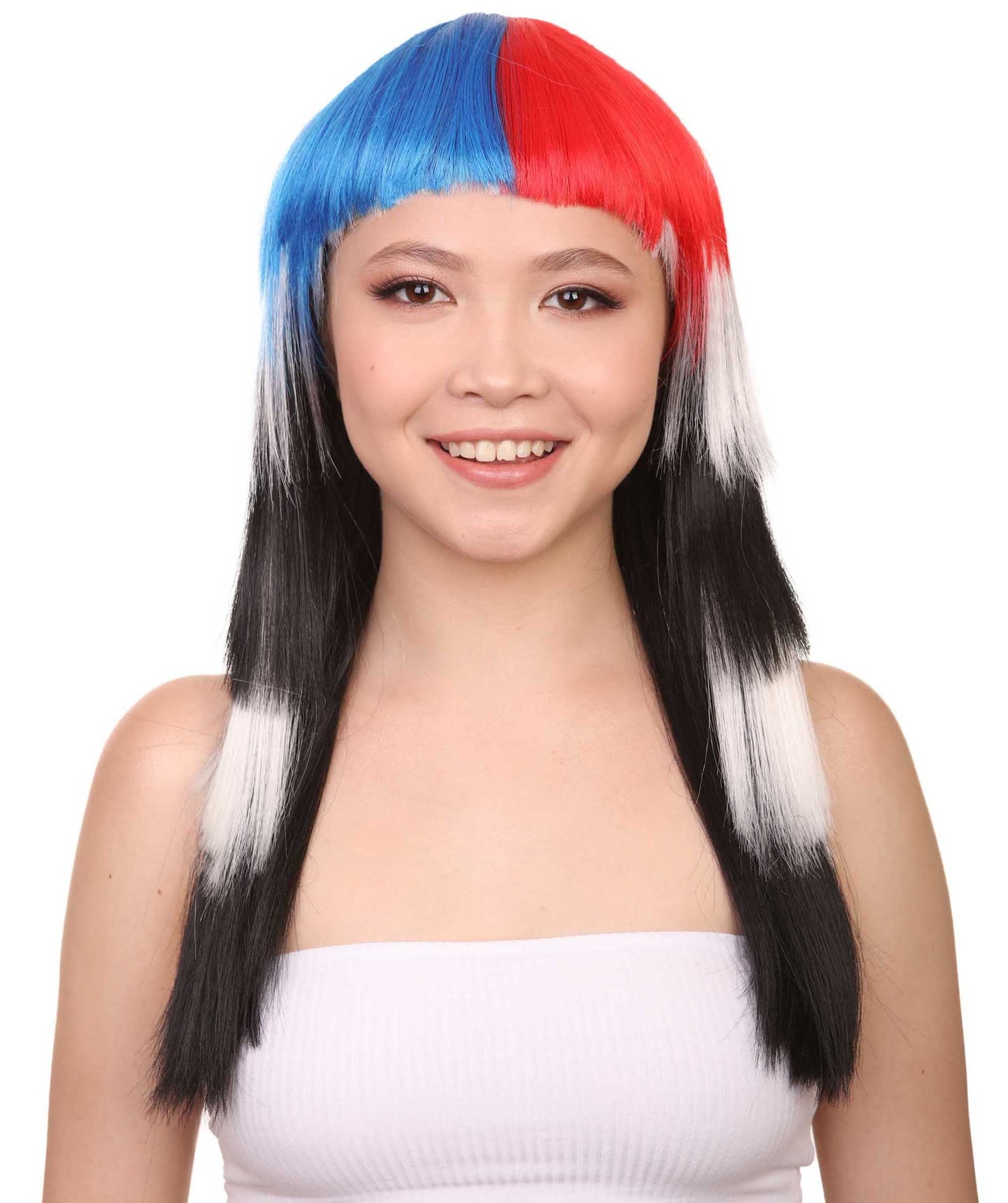 South Korea Flag  Bob Wig