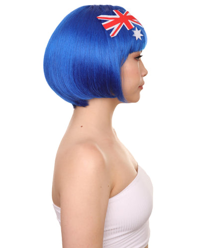 Australia Flag Bob Wig