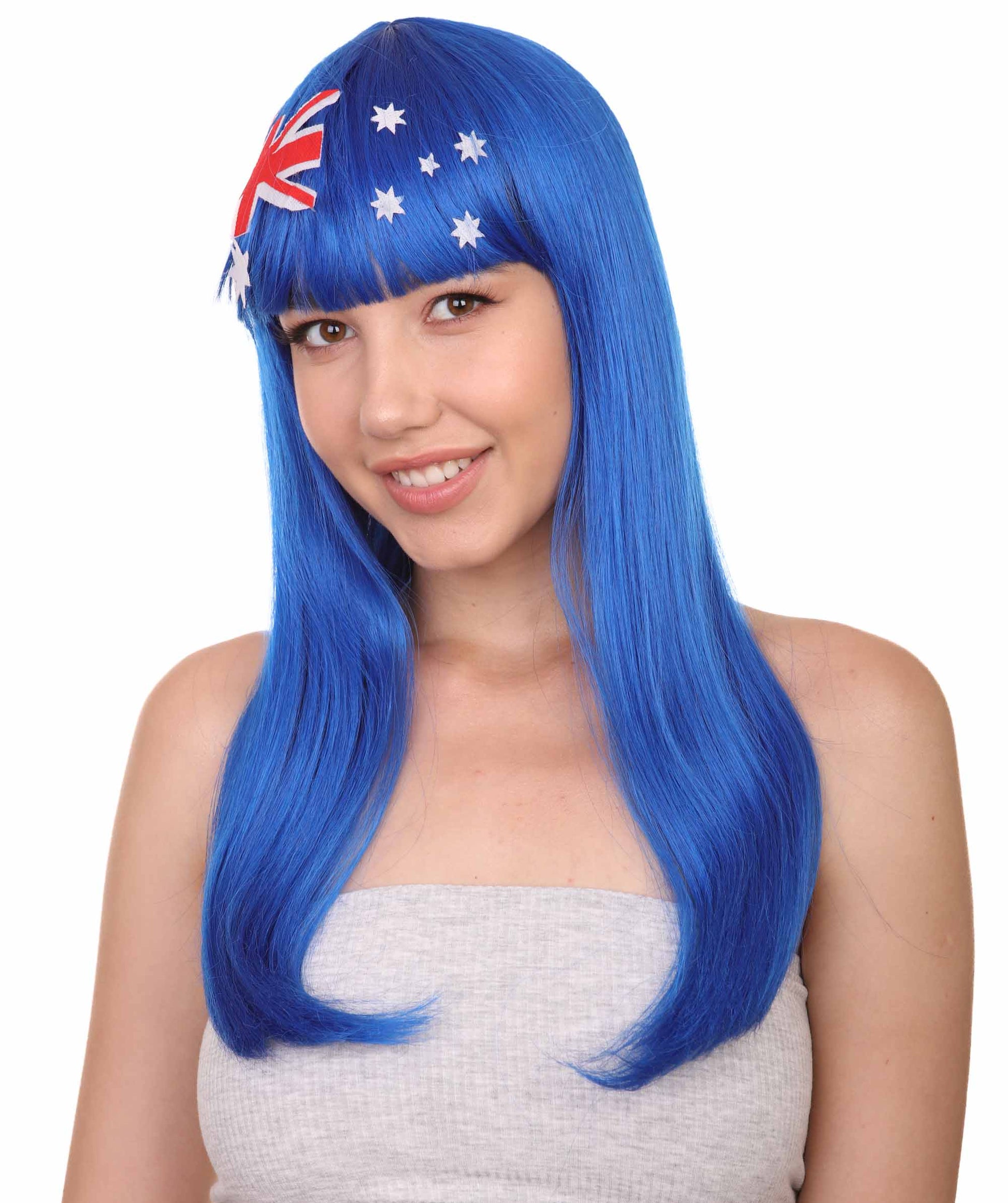 Australian Flag Bob Wig