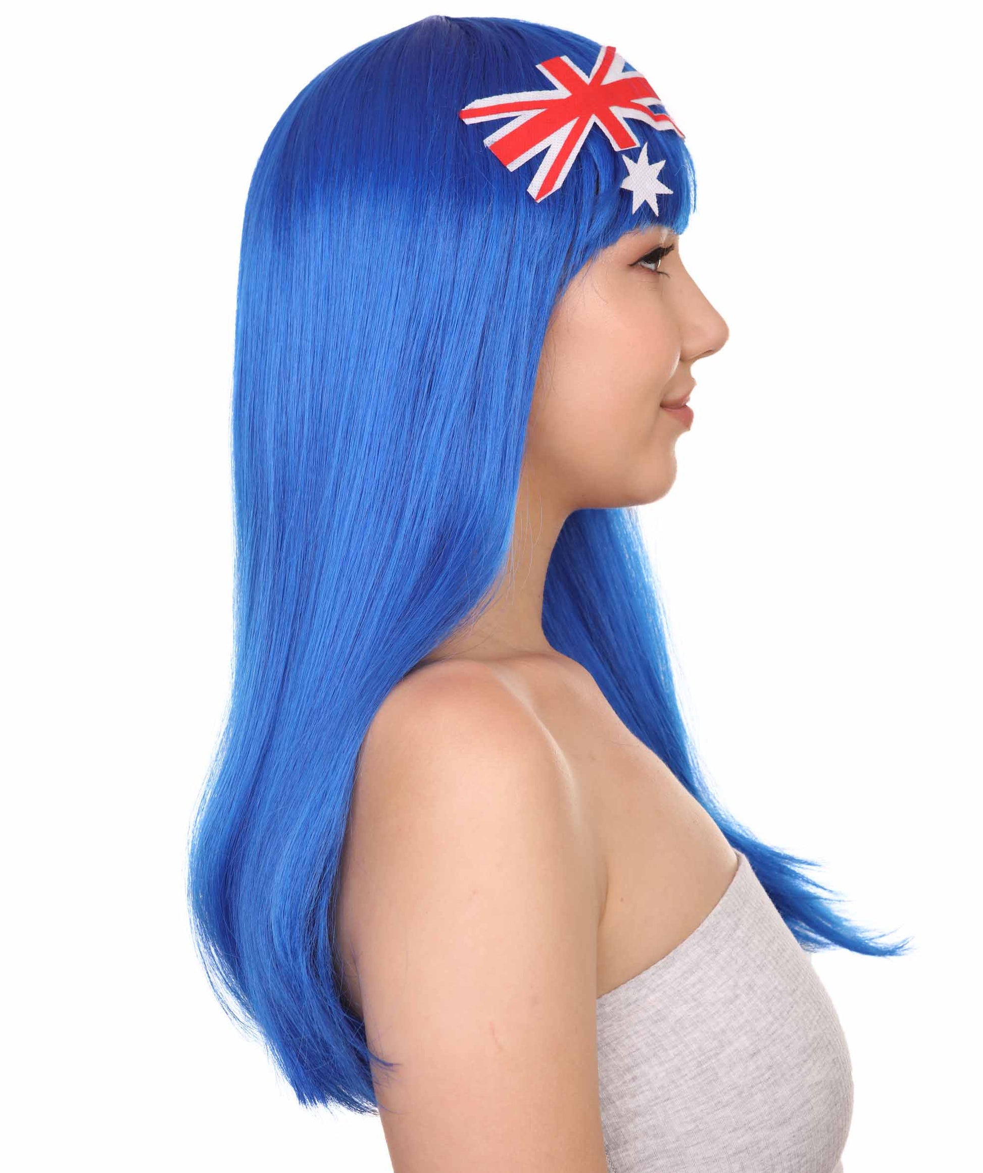 Australian Flag Bob Wig