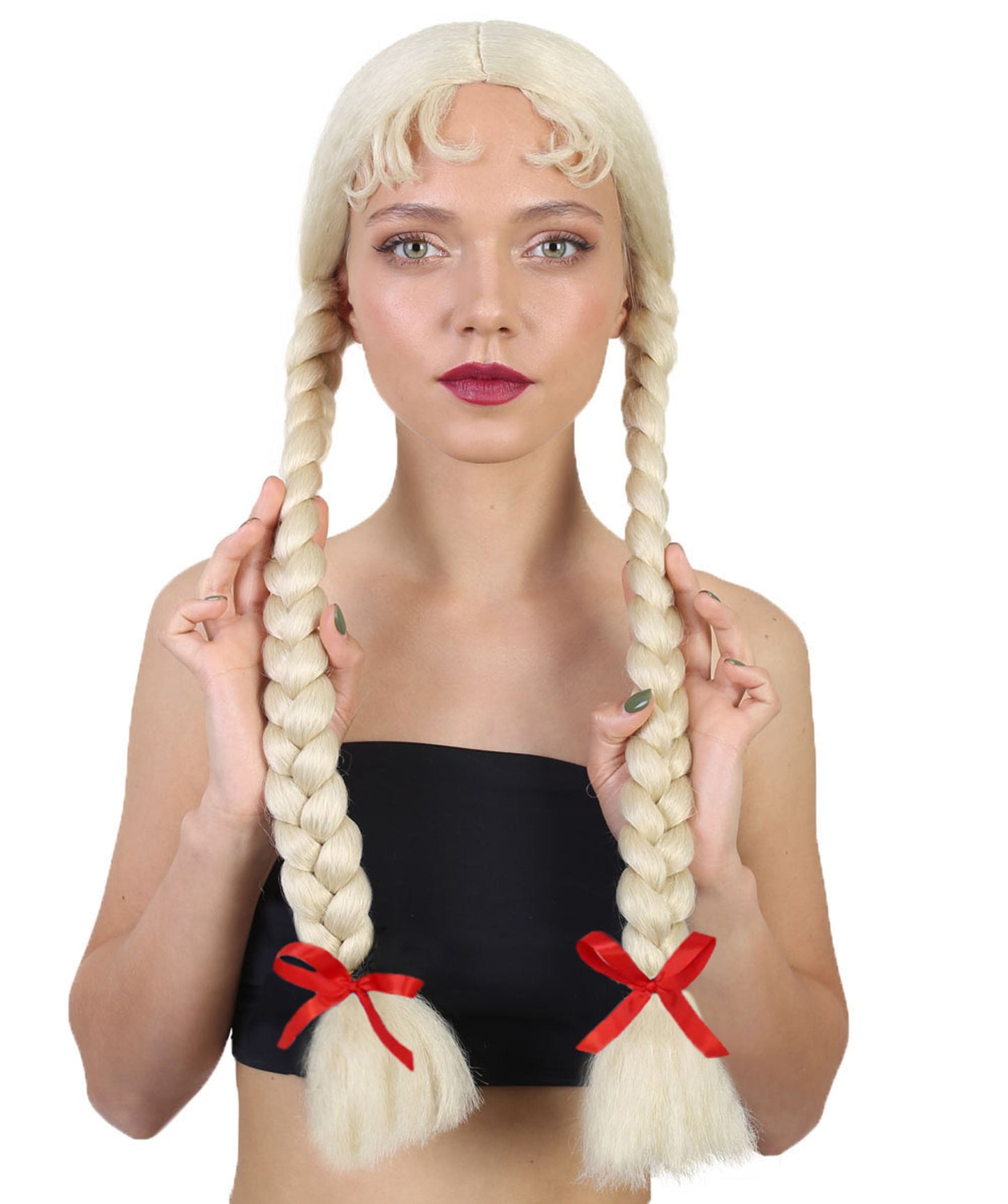 Blonde Multiple Colors Option Long Braided Wig