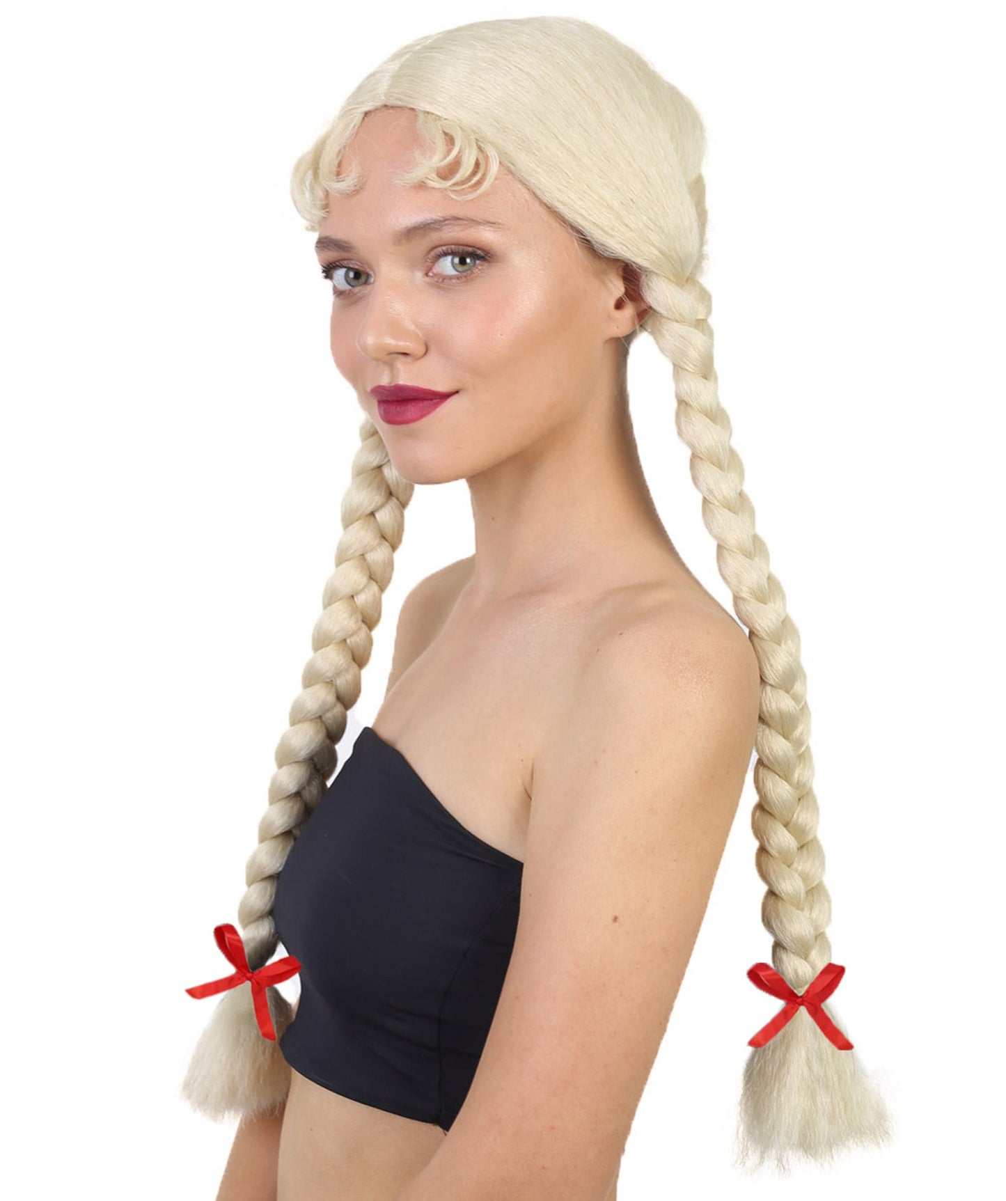 Blonde Multiple Colors Option Long Braided Wig