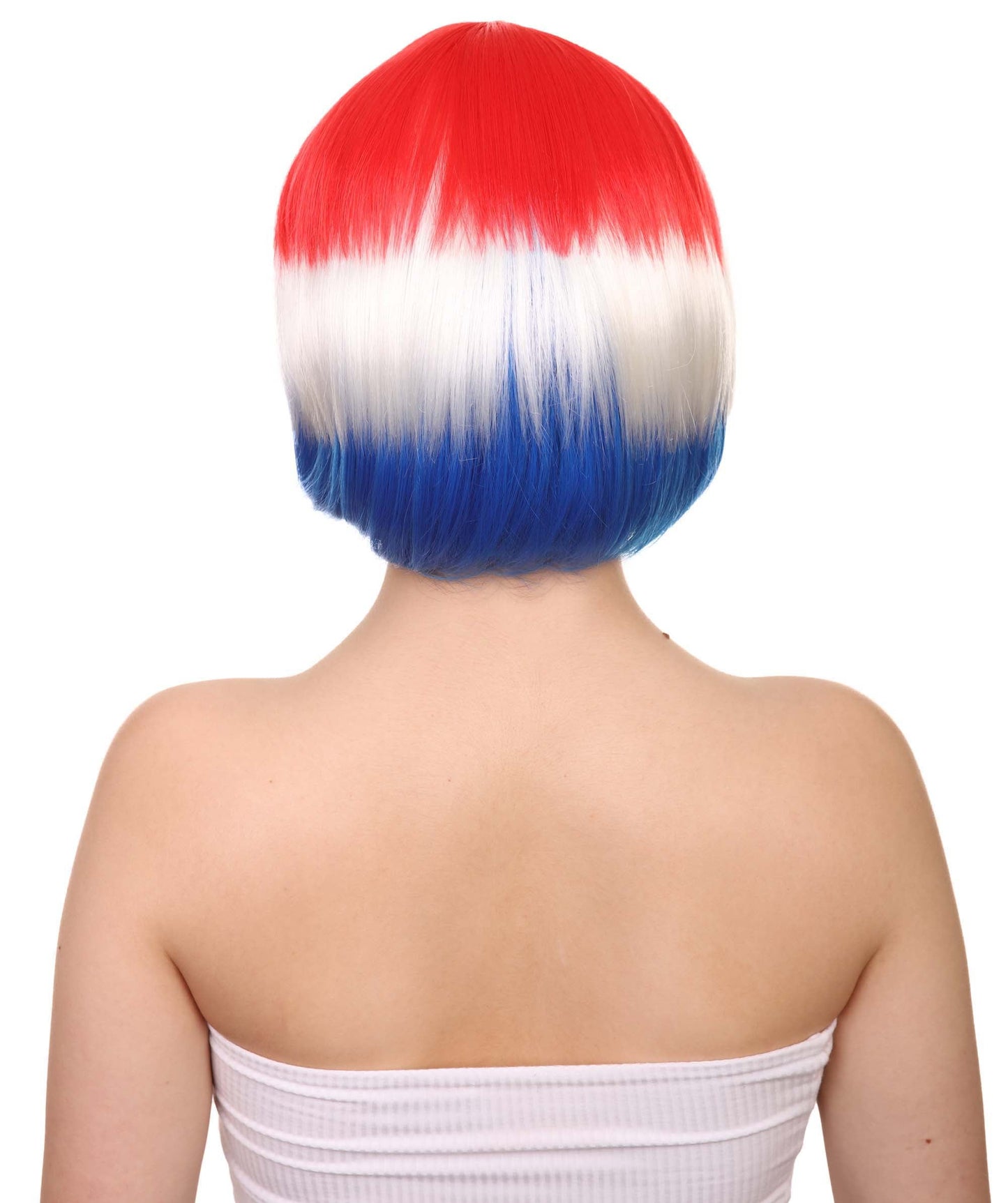 Patriotic Croatia Flag Wig