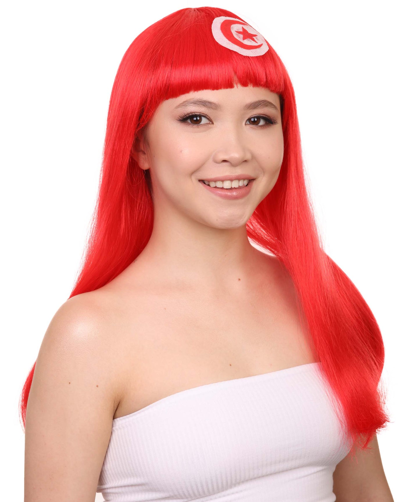  Tunisia Flag Bob Wig