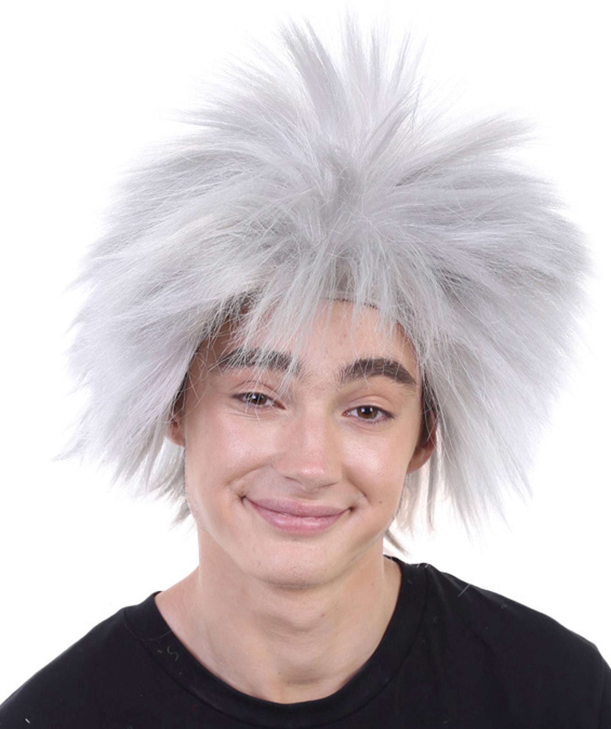 Grey 80’s Rockstar Style Wig