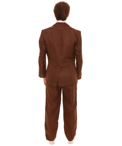 Brown halloween costume suit