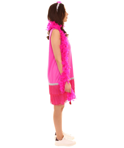 Women's 20's Flapper Costume | Fuchsia Fancy Costume