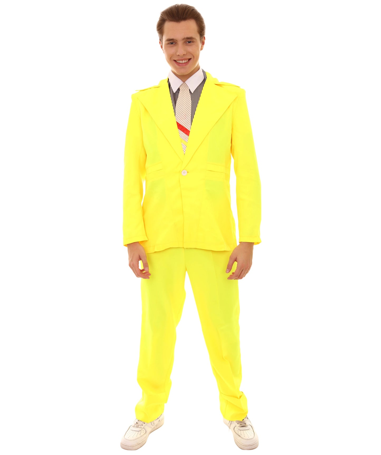 Yellow halloween costume suit