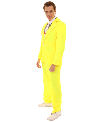 Yellow halloween costume suit