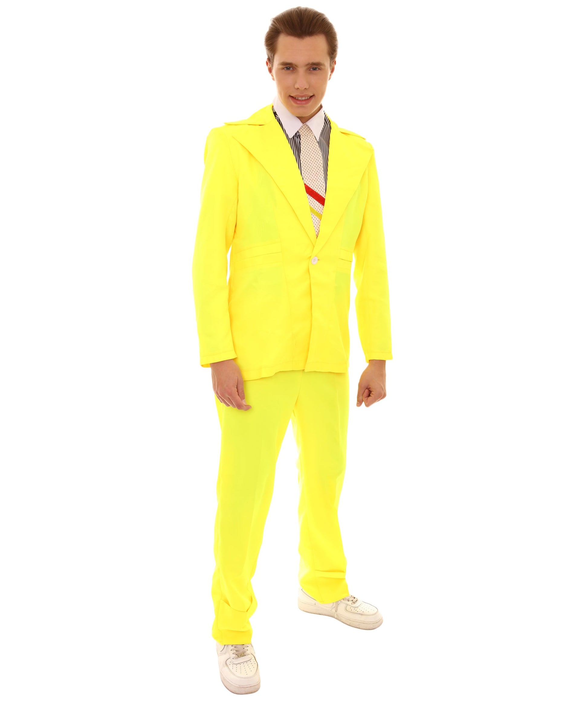 Yellow halloween costume suit