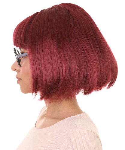 Burgundy Fashion Edna Multiple Colors Bob Wig