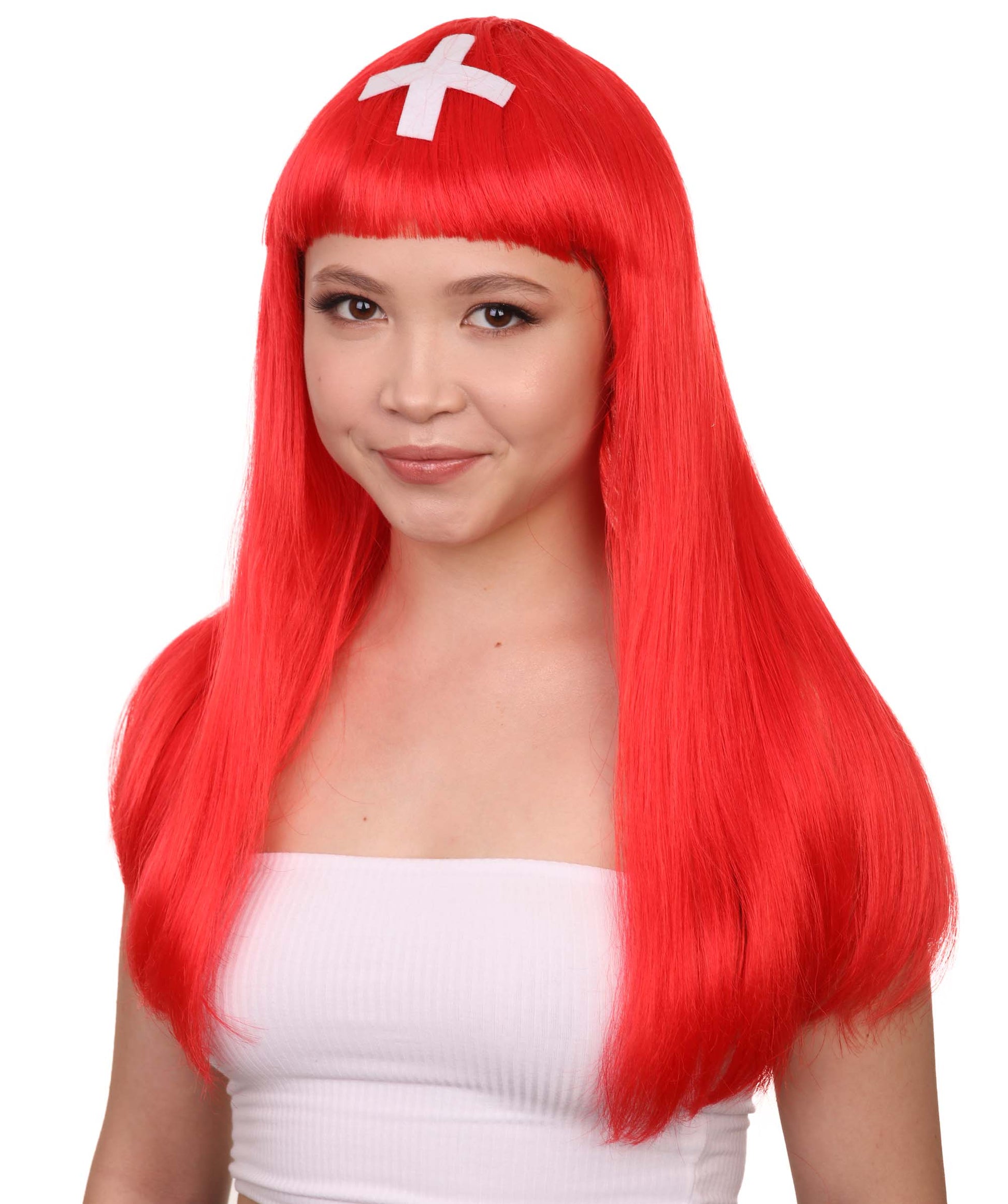 Switzerland Flag Bob Wig