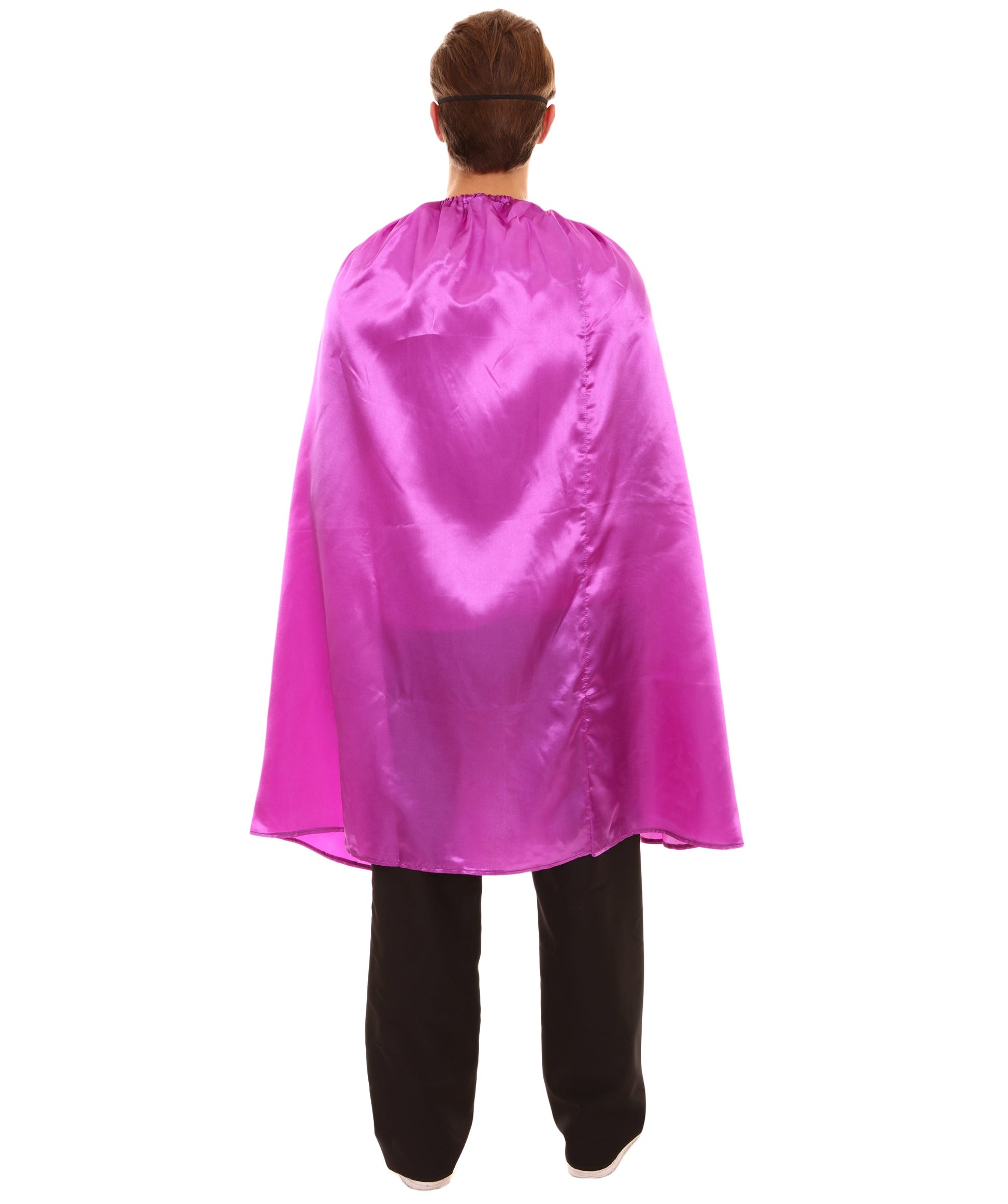 Purple Superhero Cape with Mask Set Costume