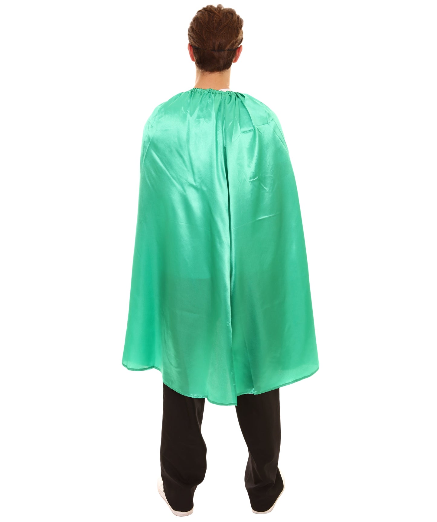  Green Superhero Cape with Mask Set Costume