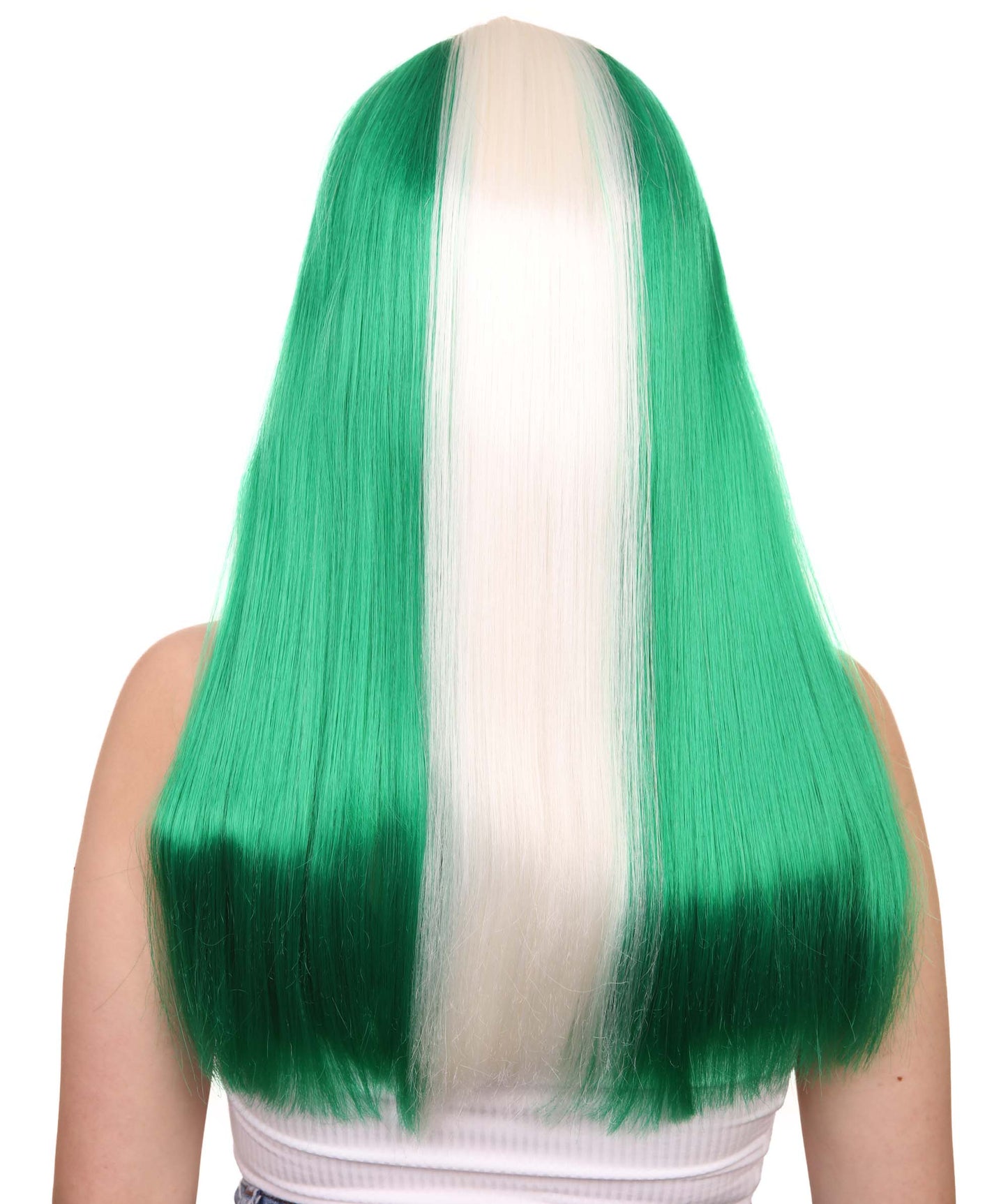 Nigeria Flag Long Bob Wig