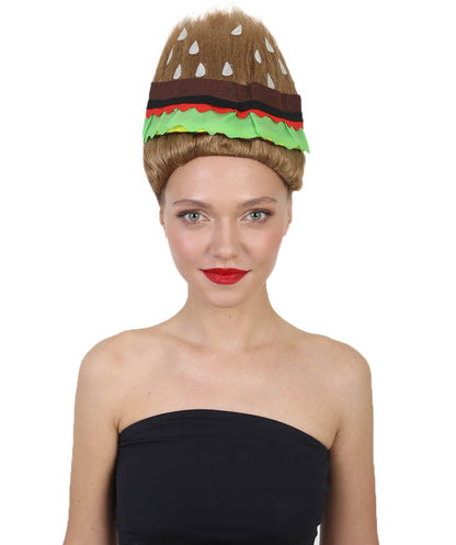 Burger American flag wig