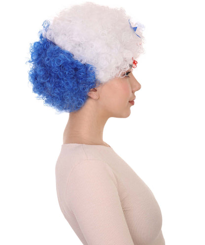 panama flag sport afro wig