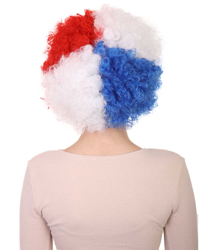 panama flag sport afro wig