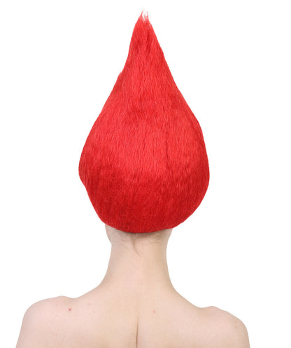 Red||Unisex Troll Wig