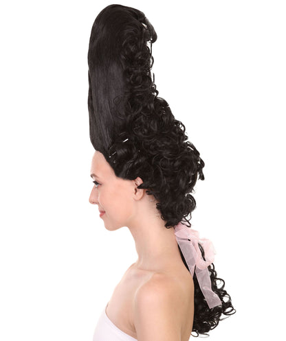 Black Rococo Updo Wig