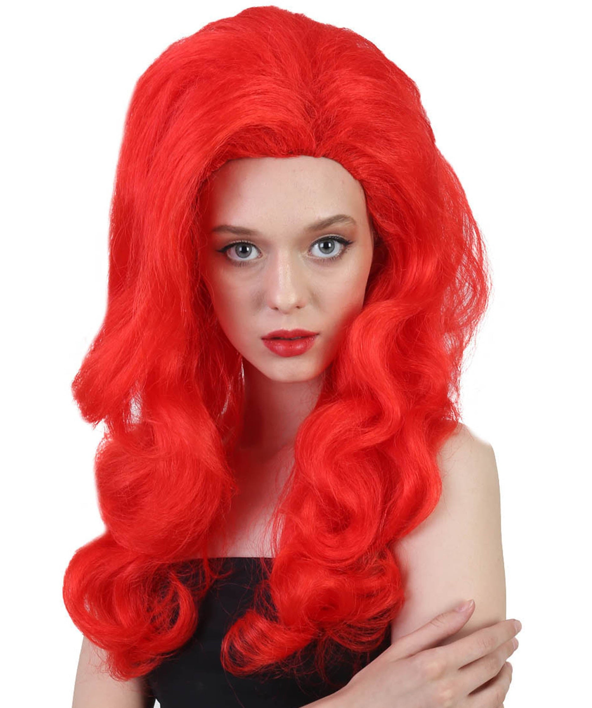Red Layered Wig