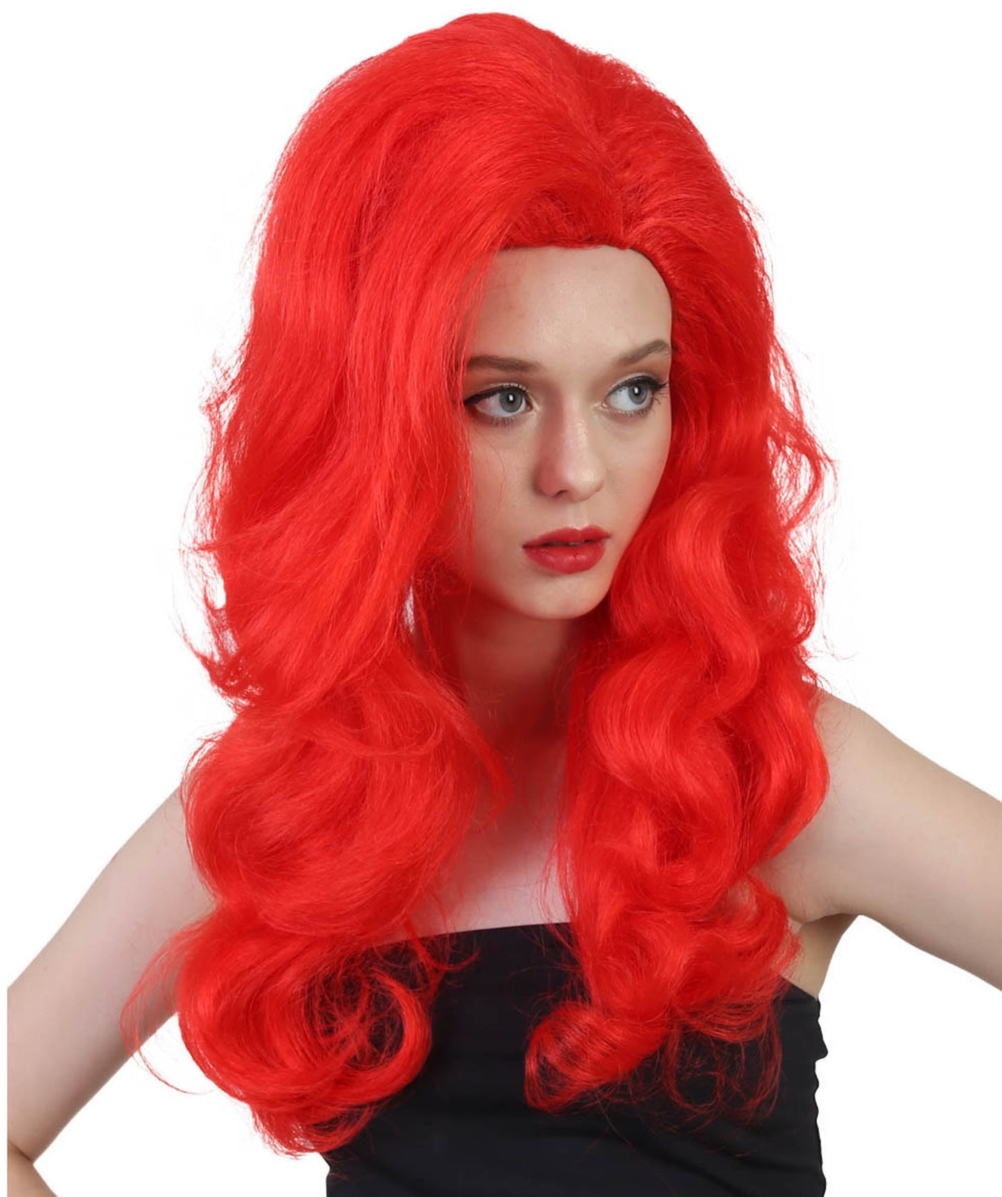 Red Layered Wig