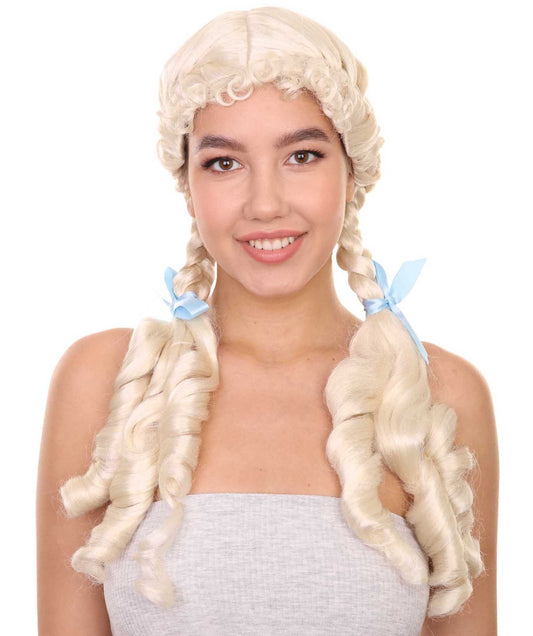 Womens Kansas Farm Girl Wig | Long Blonde Wig | Premium Breathable Capless Cap