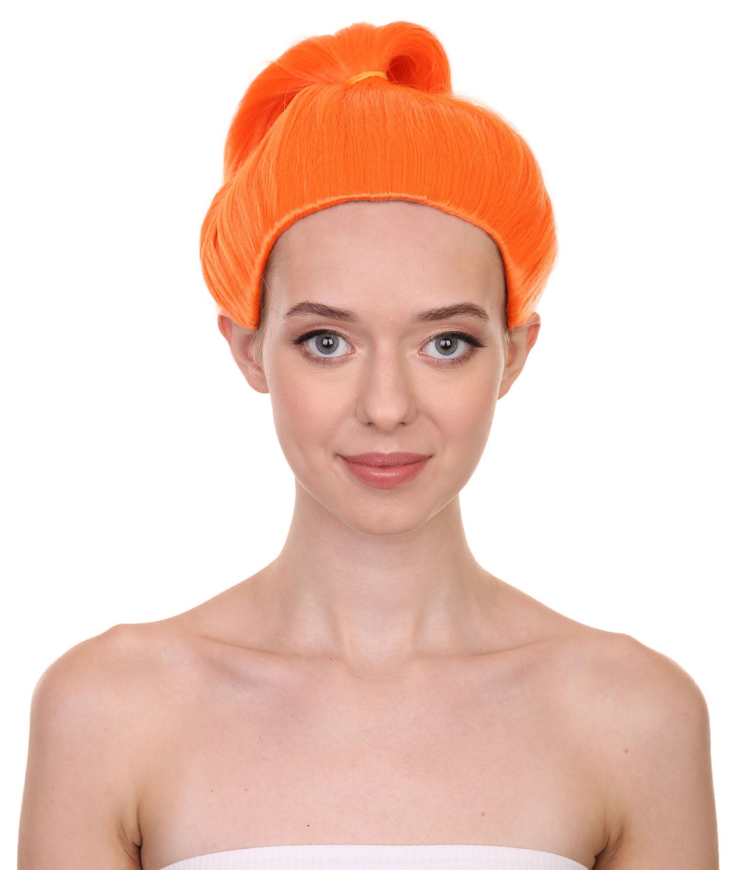 Orange Short Ponytail Wig