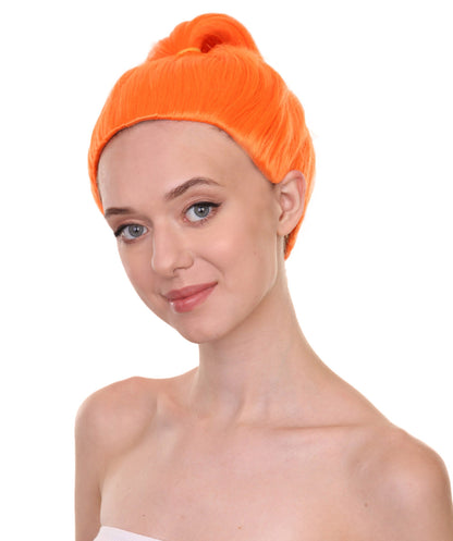 Orange Short Ponytail Wig