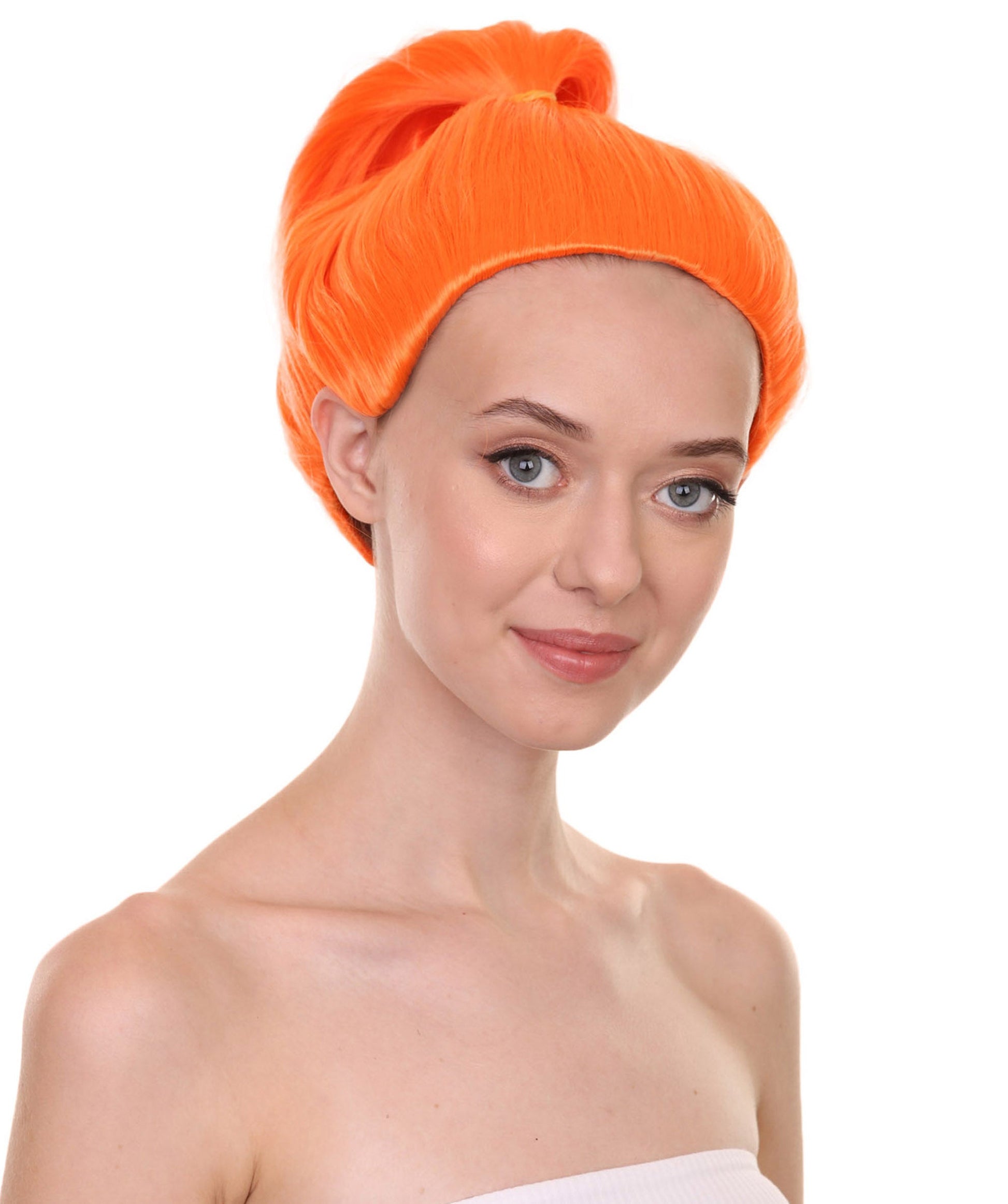 Orange Short Ponytail Wig