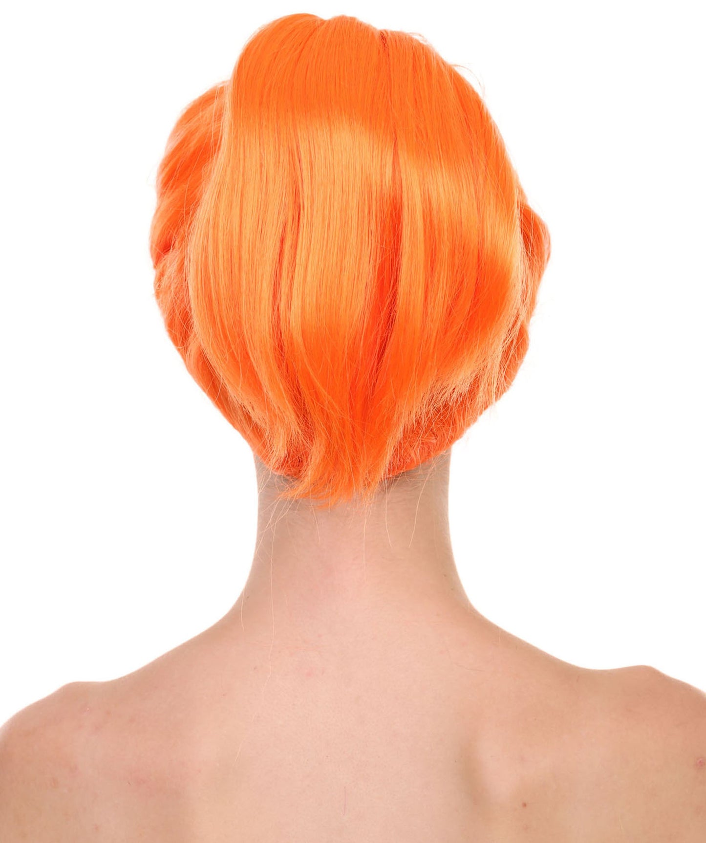 Orange Short Ponytail Wig