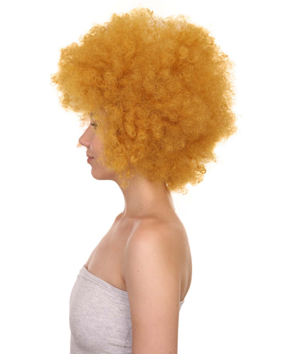 Yellow best unisex afro wigs