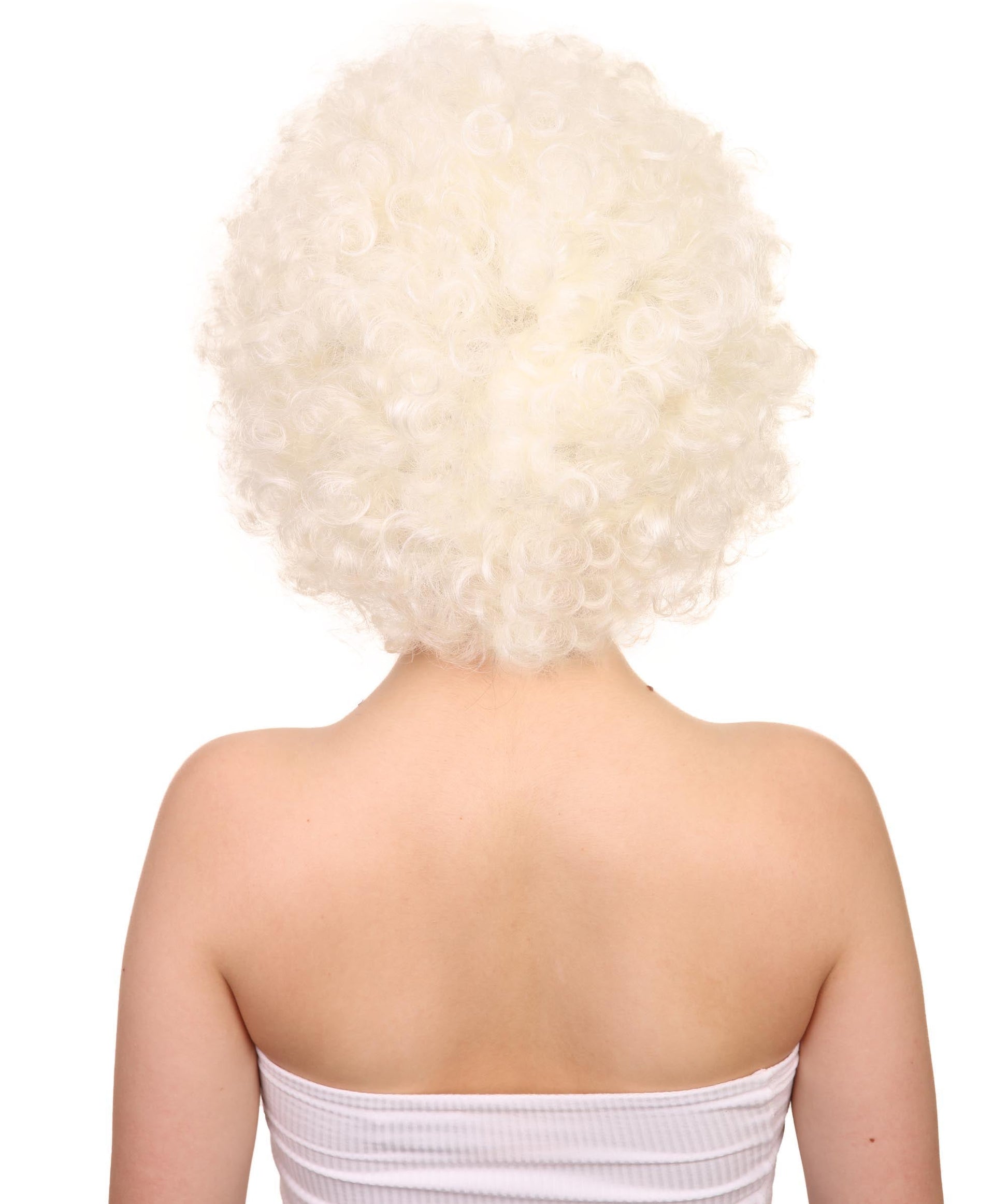 White Jumbo Fancy Afro Wig 