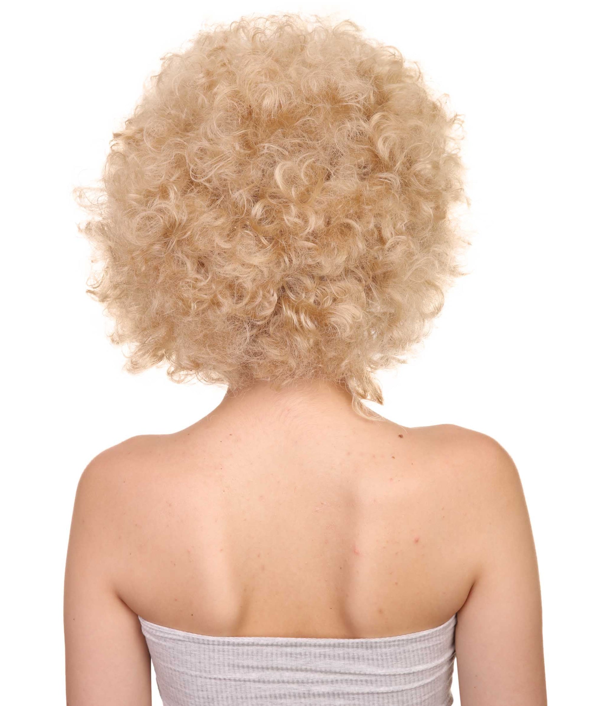 Blonde afro wig