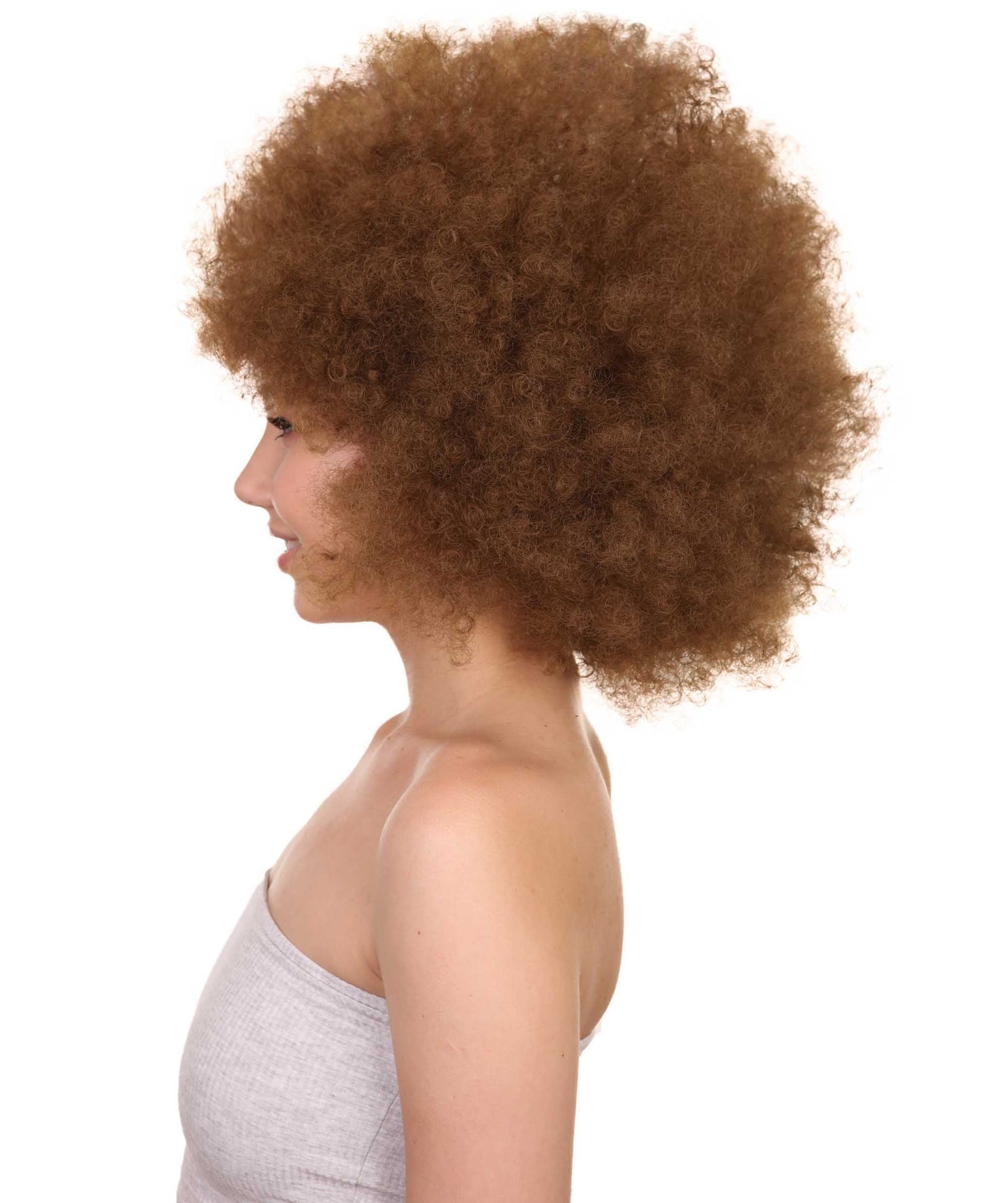 Brown best unisex afro wigs