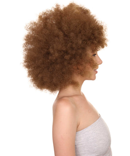 Brown best unisex afro wigs