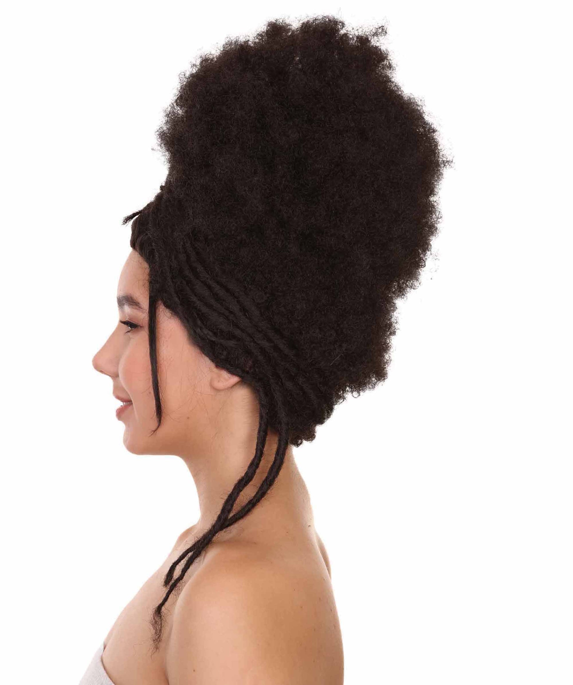 Afro Puff Goddess Costume Wig