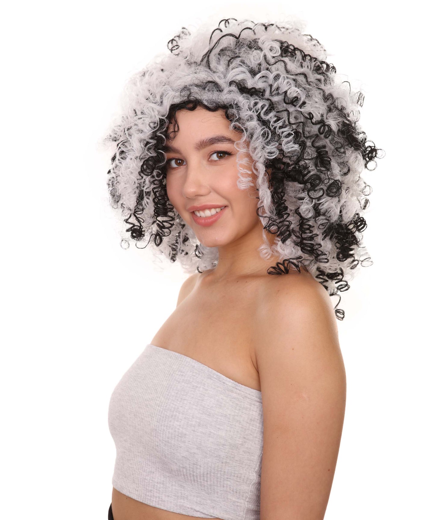 two tone afro wig