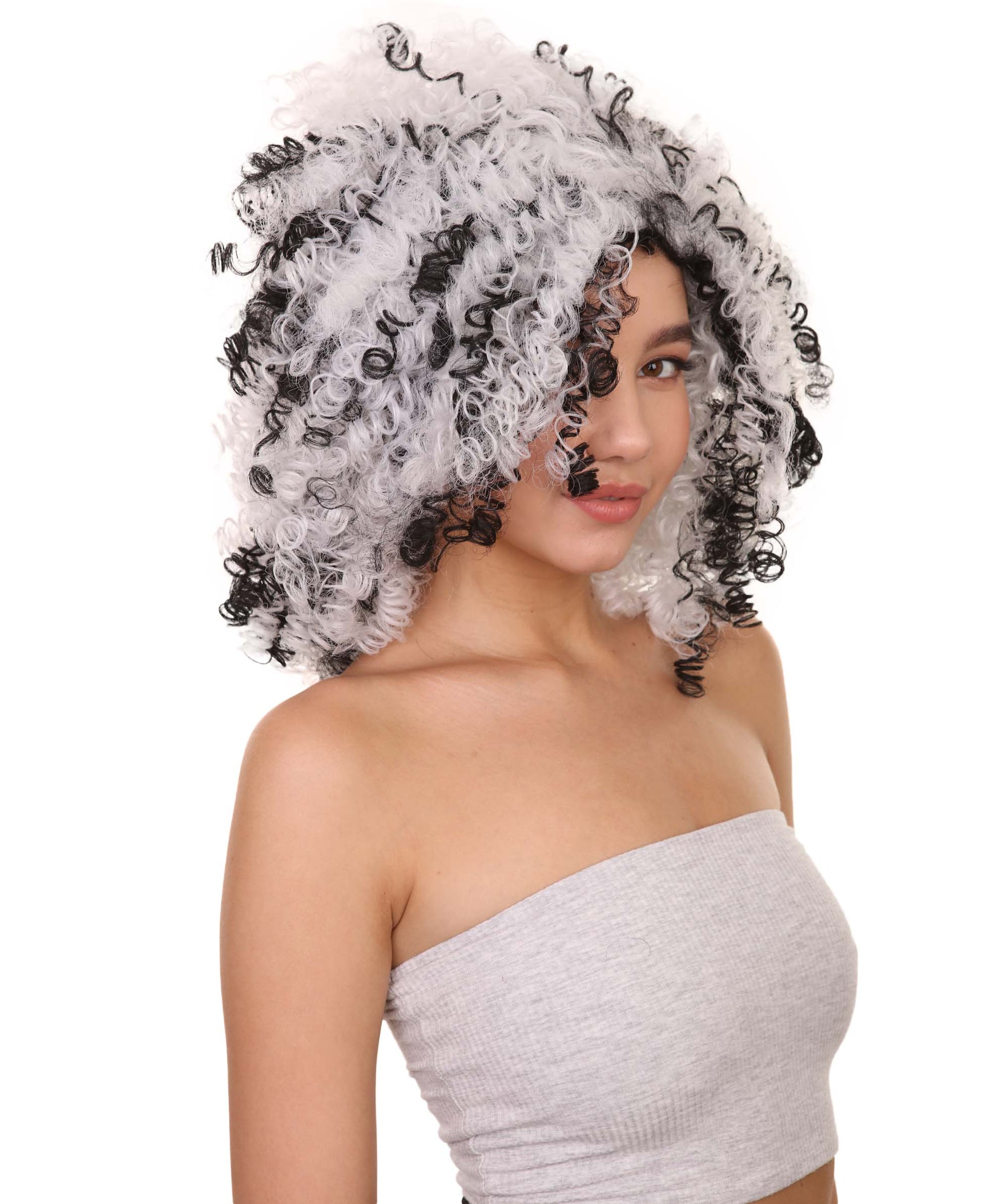 two tone afro wig