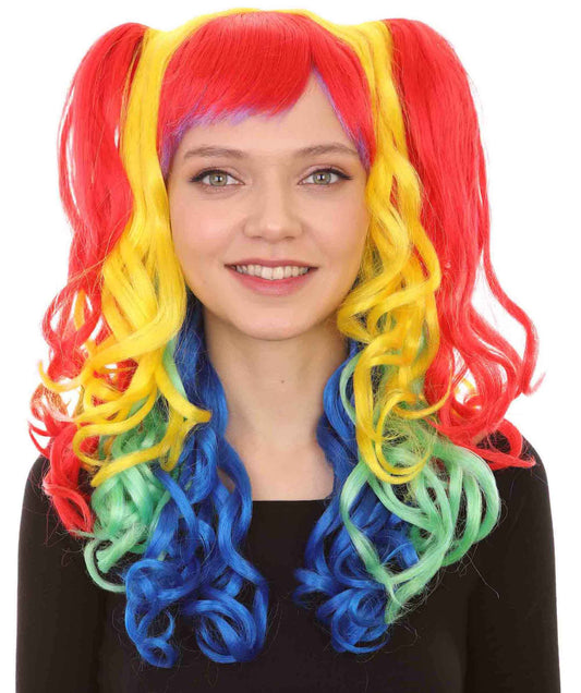 Long Wavy Cosplay Rainbow Wig