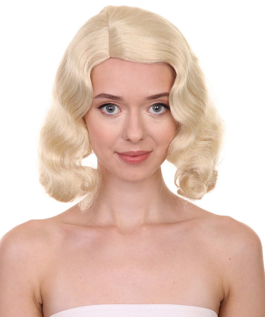 Womens Unfortunate Wig , Blonde TV/Movie Wigs , Premium Breathable Capless Cap