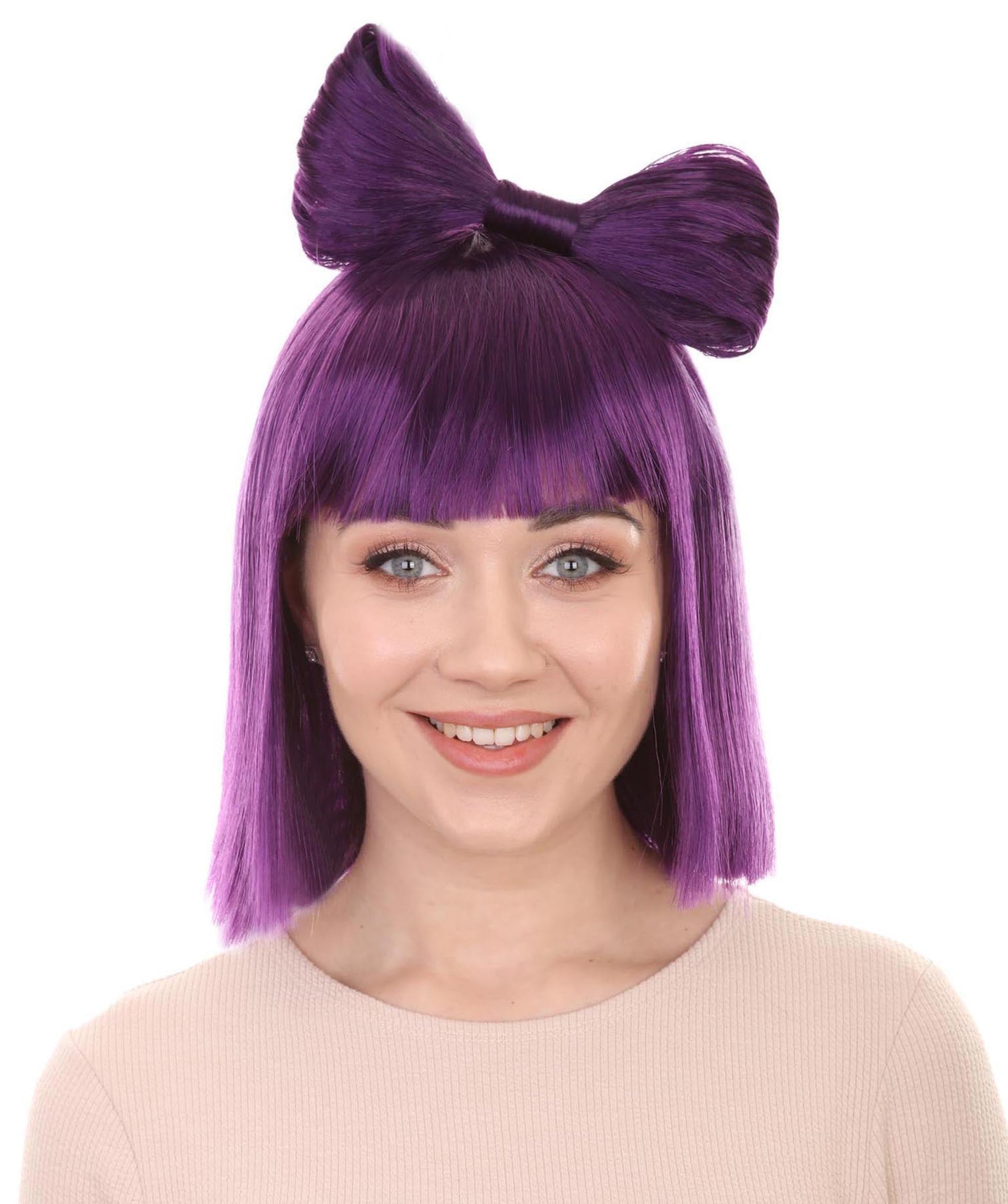 Violet Women's Butterfly Bow Wigs