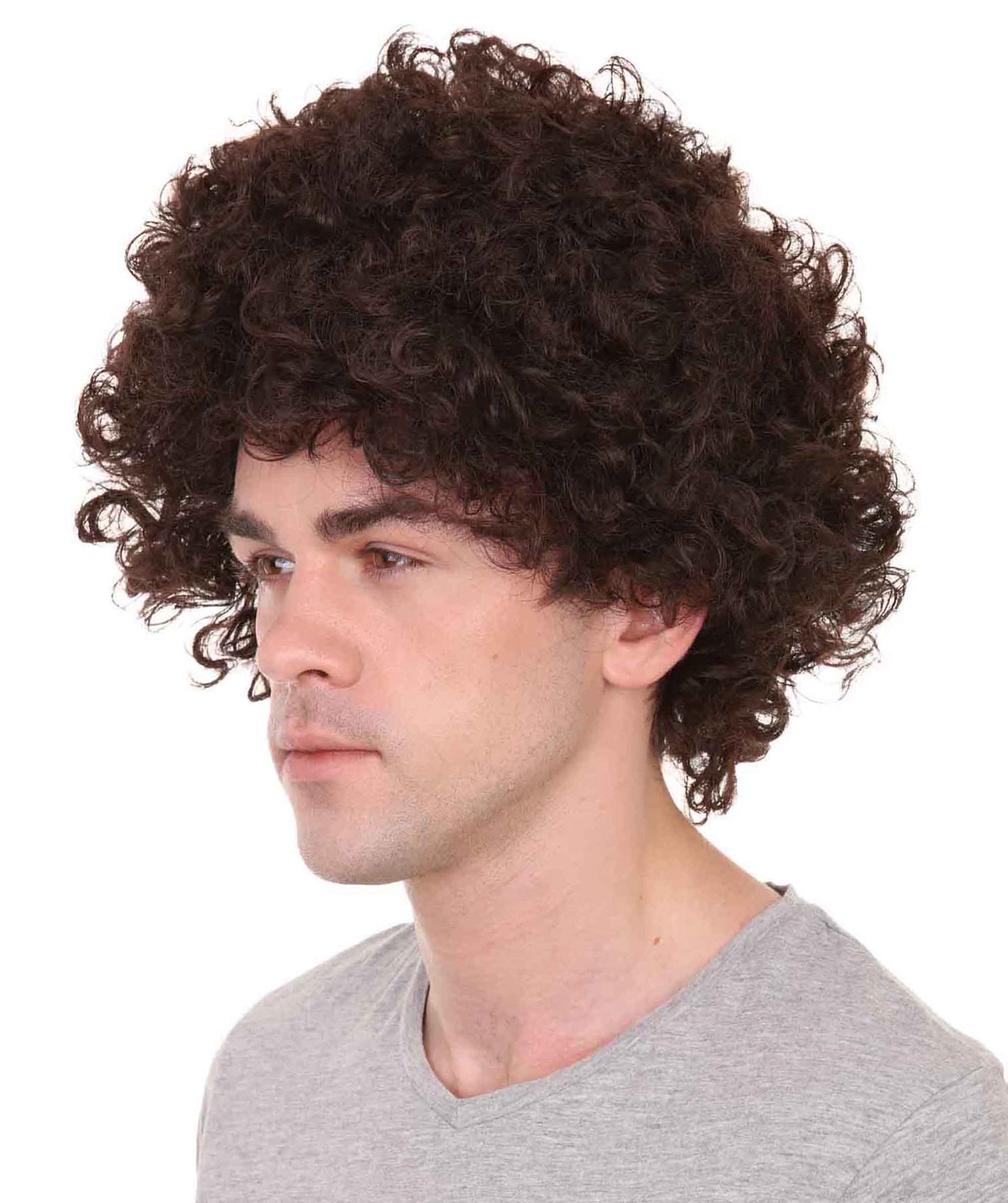 Brown Afro Unisex Wig